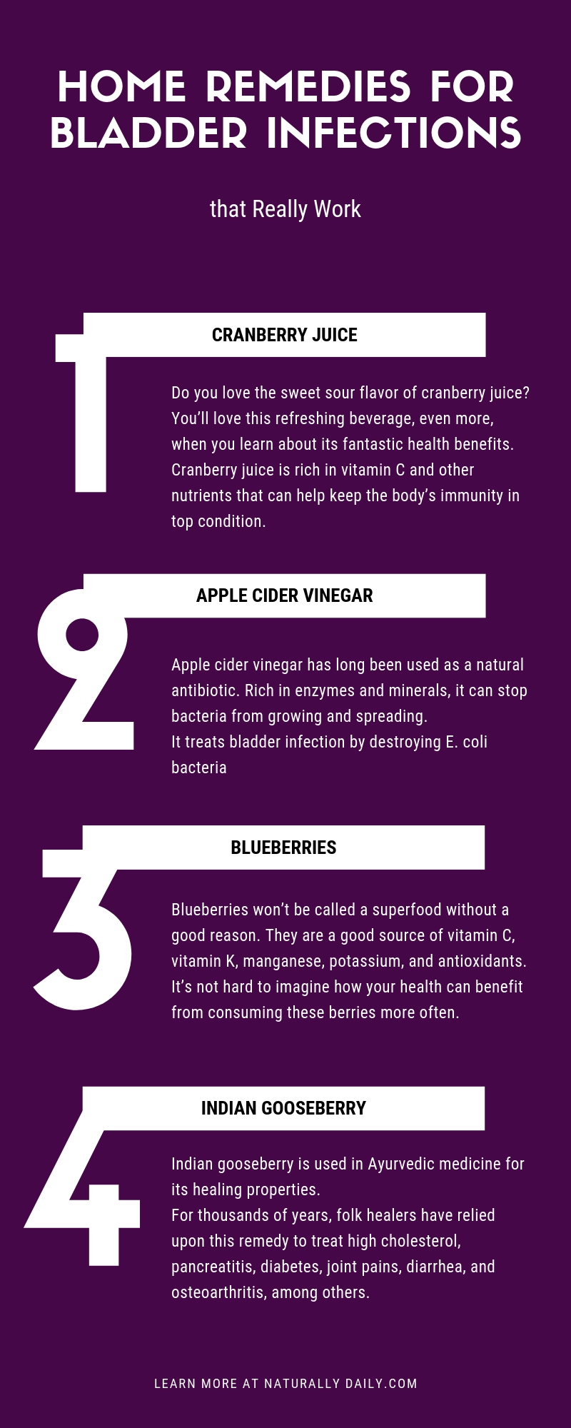 10 Home Remedies for Bladder Infections (that Really Work)! Naturally Daily