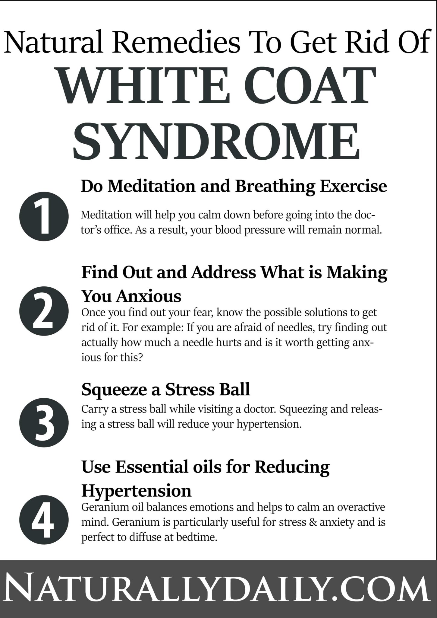 How to Get Rid Of White Coat Syndrome 4 Natural Ways Naturally Daily