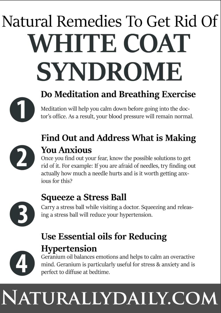 How to Get Rid Of White Coat Syndrome 4 Natural Ways Naturally Daily