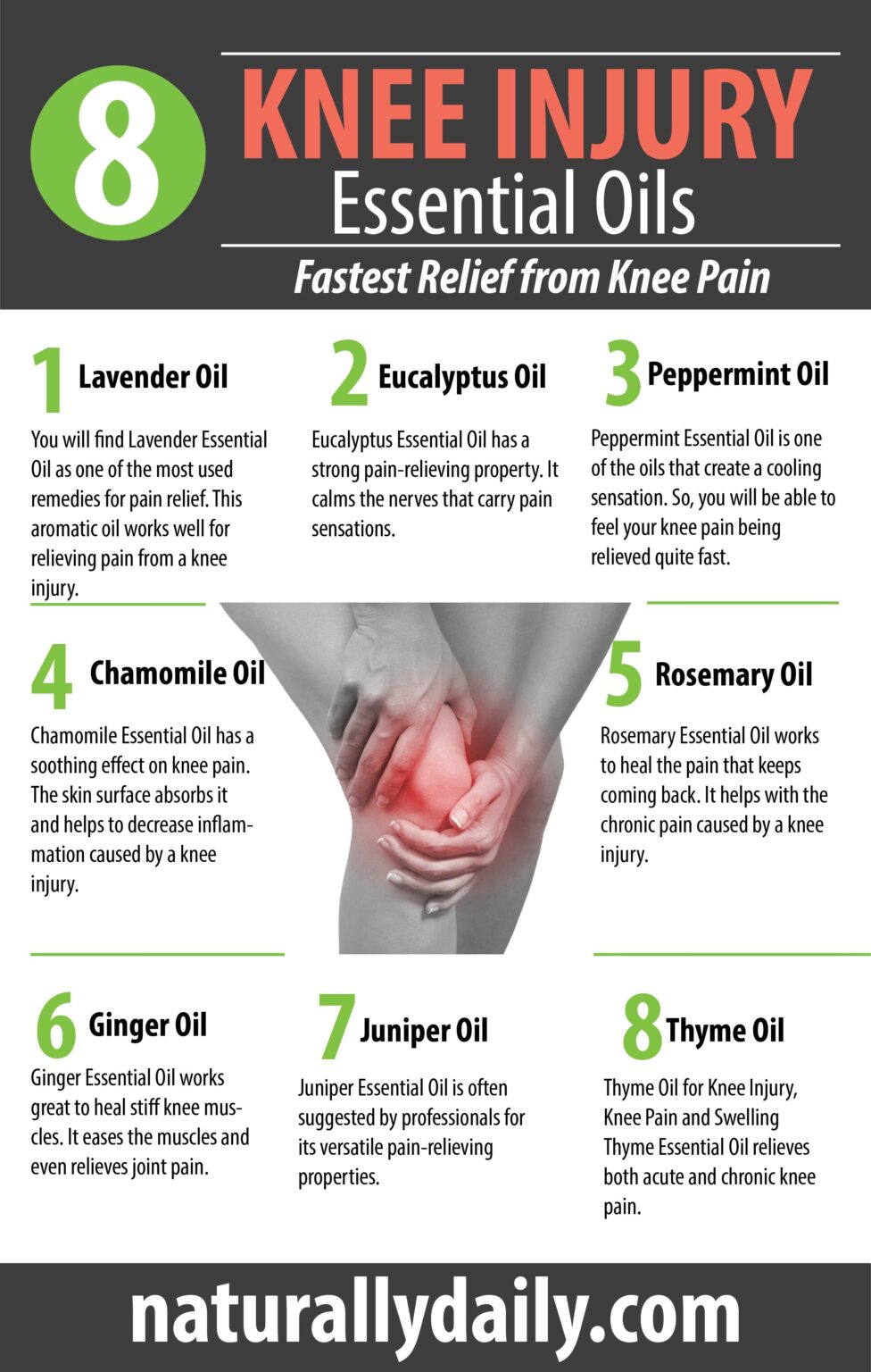15 Essential Oils for Knee Injury — Get Quick Relief from Pain