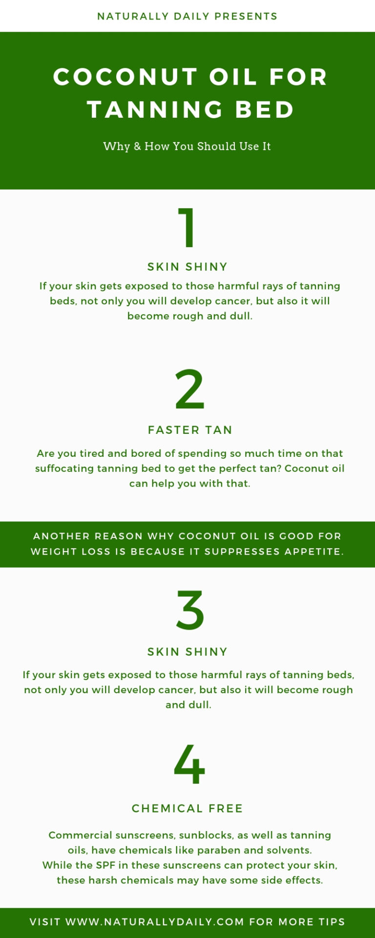Coconut Oil for Tanning Bed to Get Gorgeous Tan