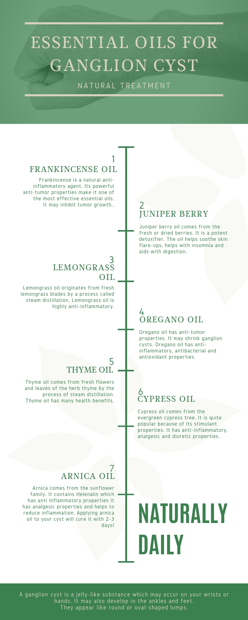 8 Essential Oils for Ganglion Cyst and How to Use Them