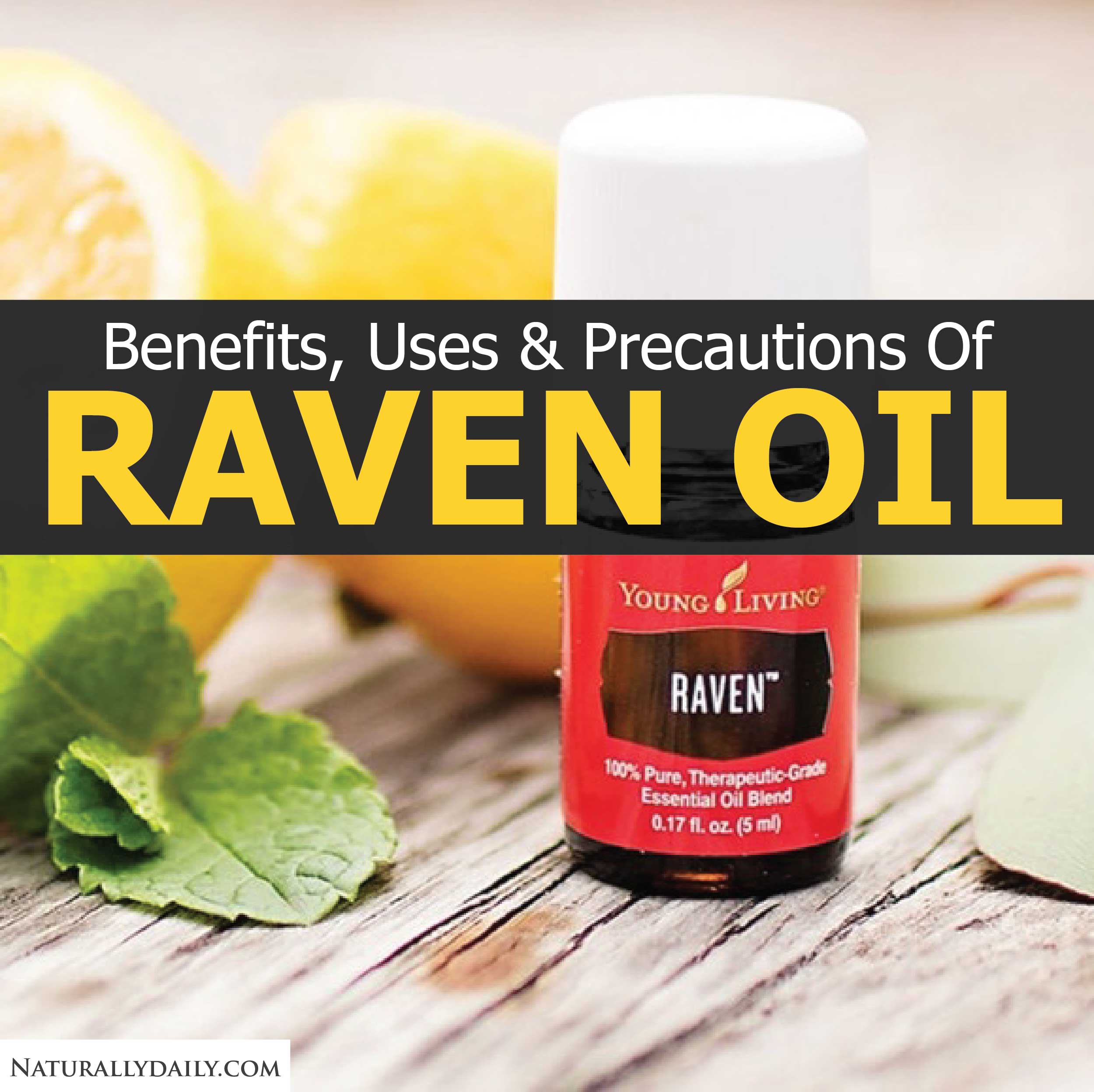 Raven Essential Oil Benefits, Uses, and Precautions