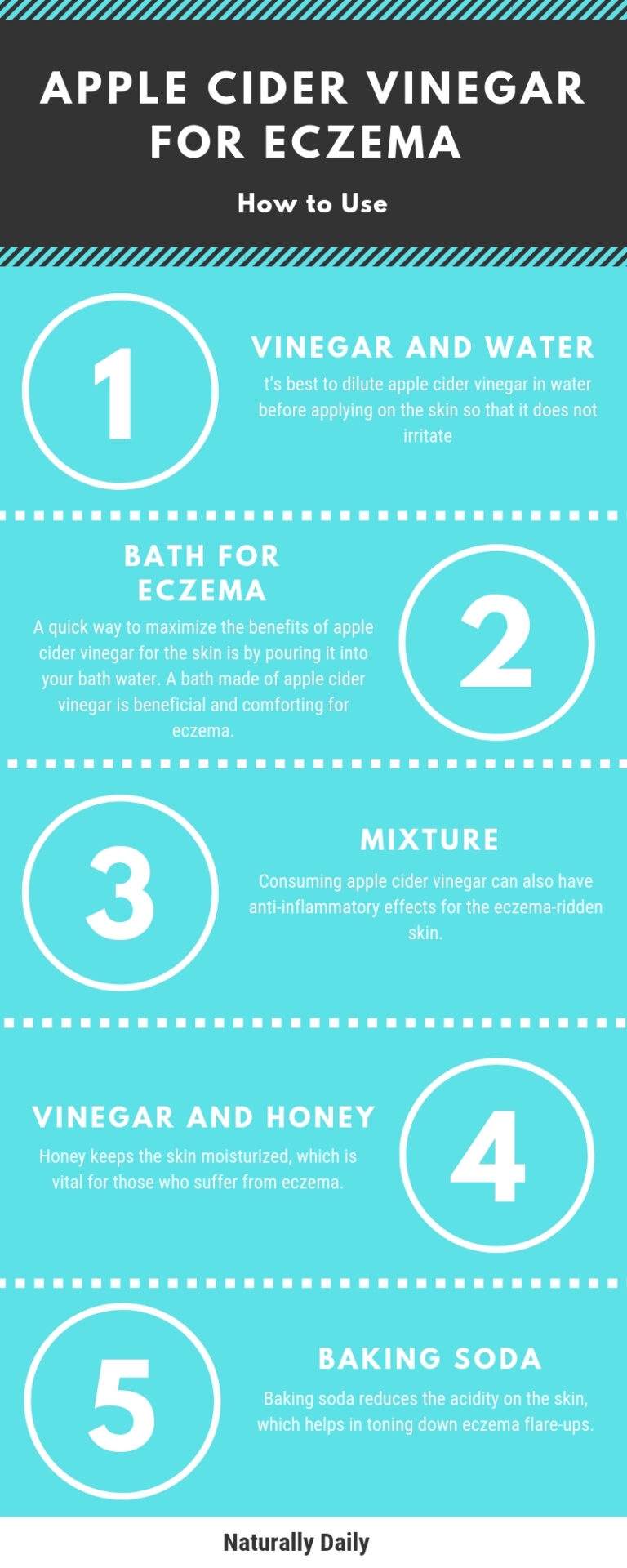 How To Use Apple Cider Vinegar For Eczema Or Dermatitis Relief